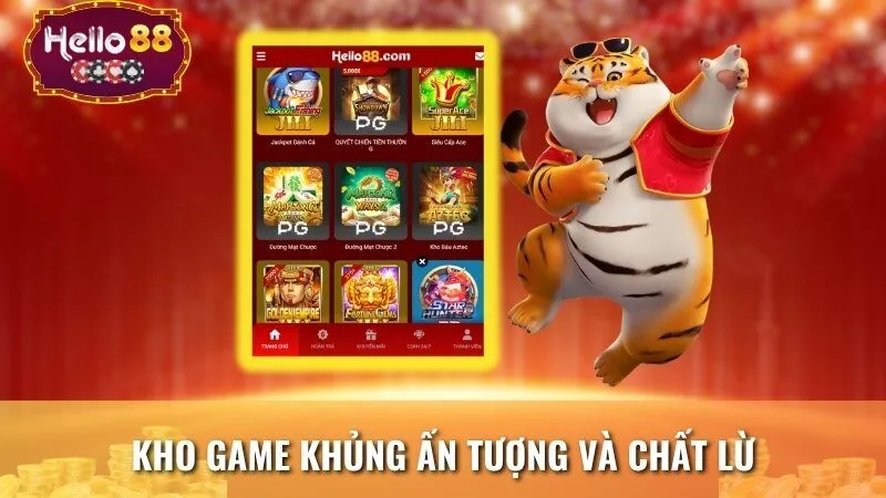 Kho game khủng ấn tượng và chất lừ